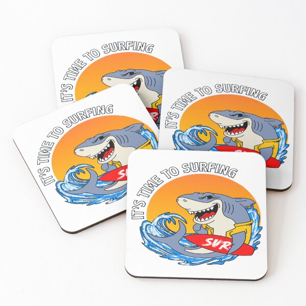 Item preview, Shark, it's time to surfing designed and sold by TYTOS-SHOP.