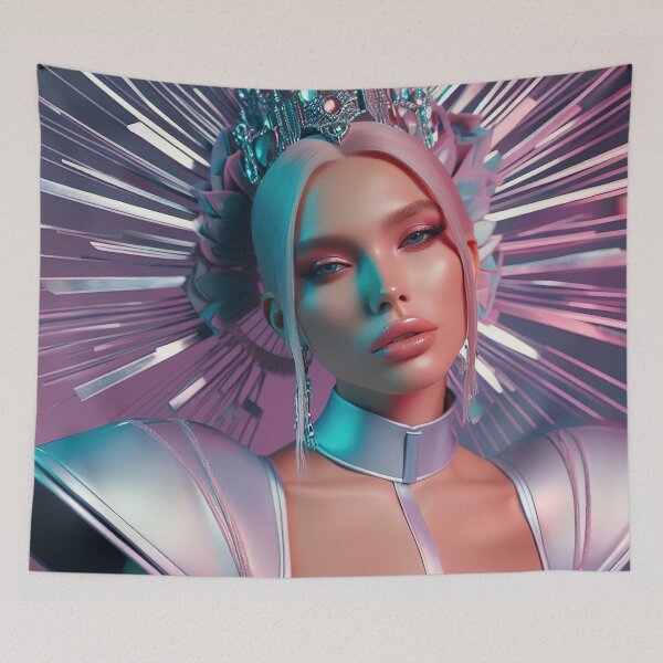 Item preview, Futuristic queen designed and sold by lalylaura.