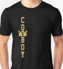 Yellow on Black - coWWboy Unisex T-Shirt