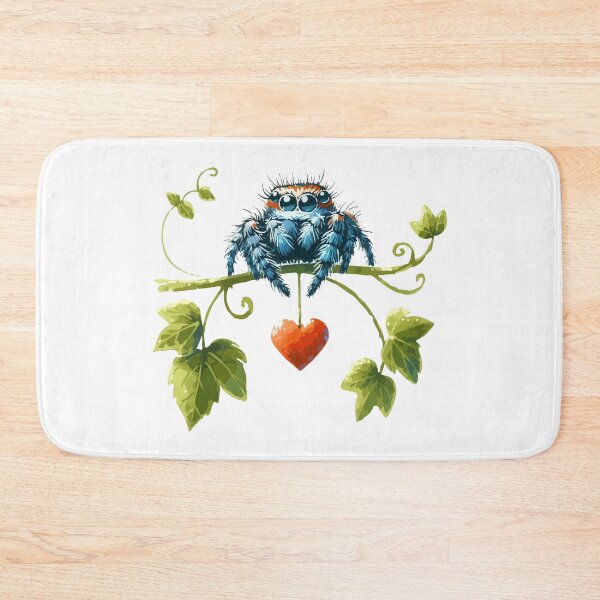Item preview, Cute Jumping Spider Of Love Valentines Day designed and sold by TomFrontierArt.