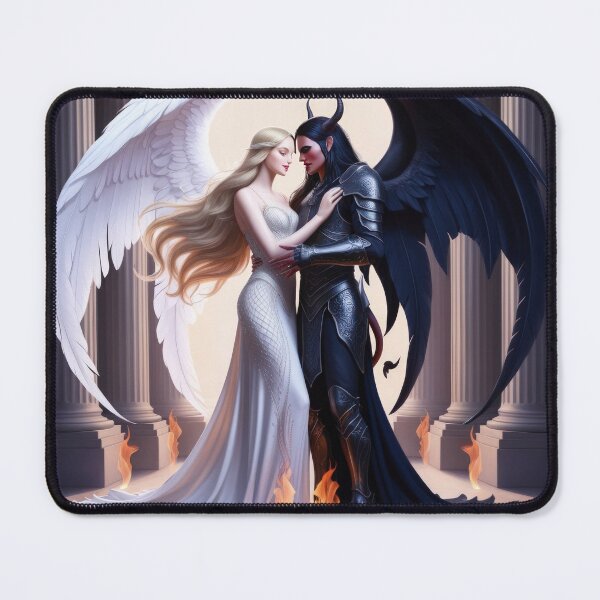 Item preview, Halloween Angel and Demon Love Couple ,halloween Couple,Halloween Season, halloween pumpkin designed and sold by Expressions-Sel.