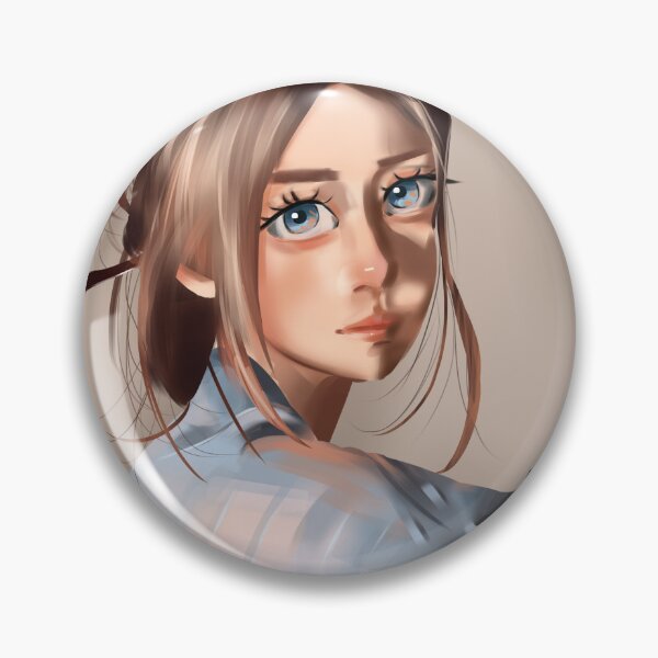 Item preview, Semi-realistic Pretty Girl portrait  designed and sold by Wish Design.