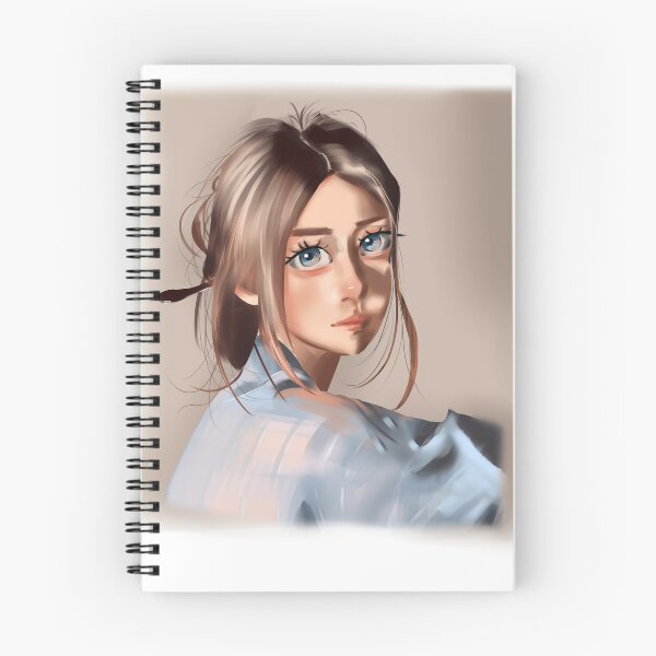 Artikelvorschau, Halbrealistisches Pretty Girl-Porträt entworfen und verkauft von Wish Design.