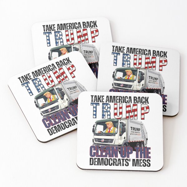 Item preview, Take America Back, Trump, Clean Up The Democrats' Mess. designed and sold by Roy & Tiffany.