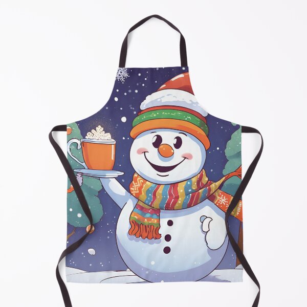 Item preview, Cheerful Snowman with Cocoa designed and sold by MarCreativArt.