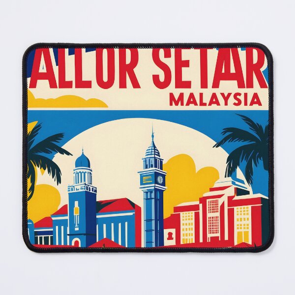 Item preview, Allor Setar Malaysia Vintage Travel Tourism designed and sold by TravelersGems.