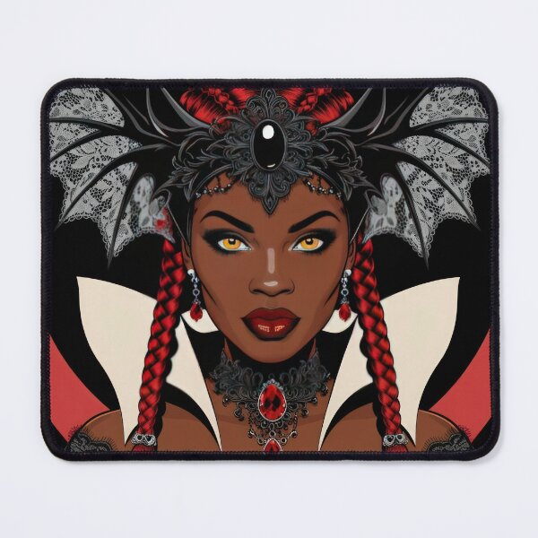 Item preview, Halloween Beautiful Gothic Afro Woman Vampire,Halloween Vampire,Halloween Season, halloween pumpkin designed and sold by Expressions-Sel.