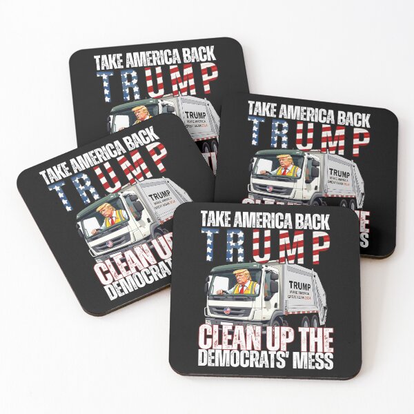 Item preview, Take America Back, Trump, Clean Up The Democrats' Mess. designed and sold by Roy & Tiffany.