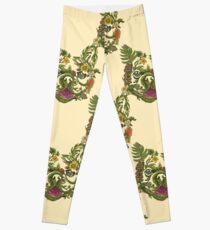 Botanical French Bulldog Leggings