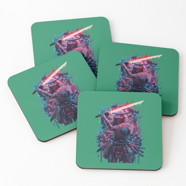 Item preview, Neon samurai. designed and sold by MyHappyArtShop.