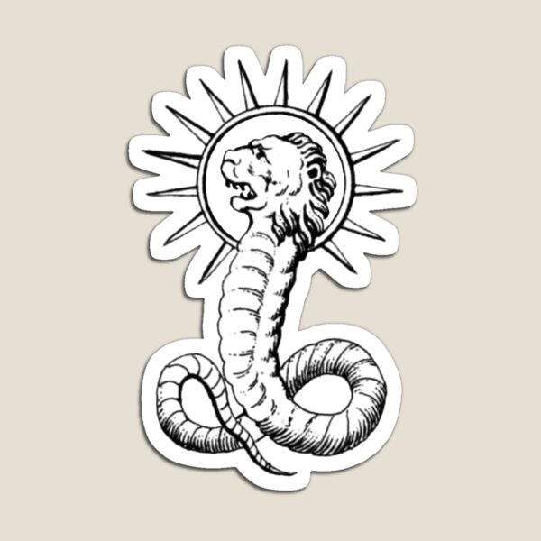 Item preview, Yaldabaoth Illustration, Esoteric Symbol Illustration  designed and sold by HawthorneFlame.