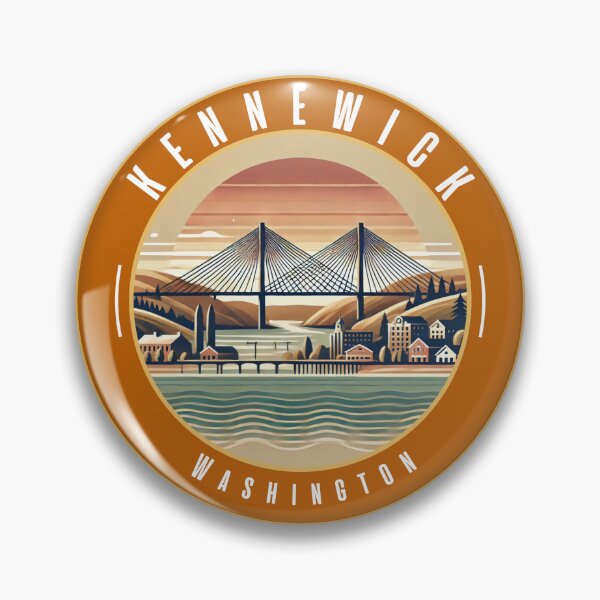 Item preview, Kennewick in Retro Style designed and sold by MaateoDesign.