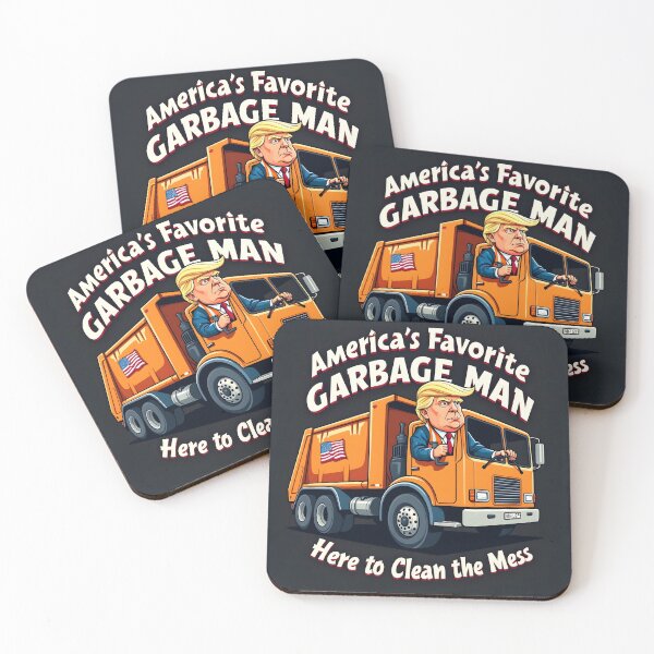 Item preview, America’s Favorite Garbage Man, here to clean the mess designed and sold by naatala.
