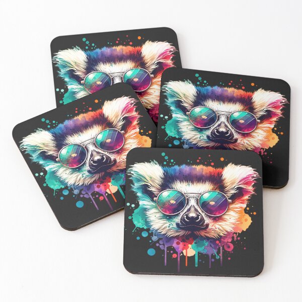 Item preview, Cool Lemur wearing Sunglasses designed and sold by AwesomeBeyondLimits.