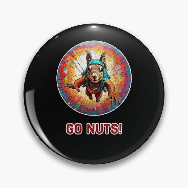 Artikelvorschau, Go Nuts Fallschirmspringen Eichhörnchen entworfen und verkauft von Boxing Kangaroo Retail Company.