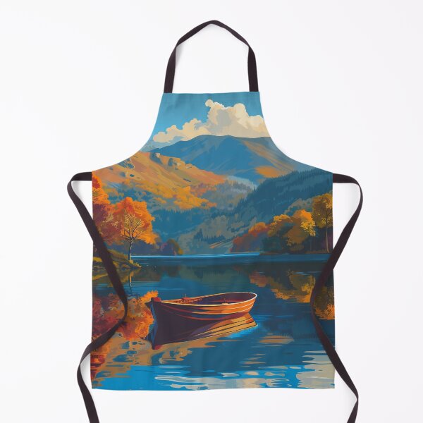Item preview, Blue lakeland in autumn designed and sold by FleurFrench.
