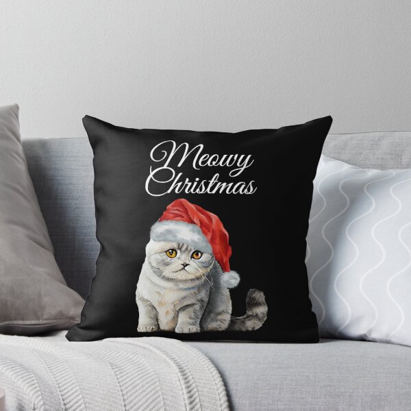 Artikelvorschau, Weihnachtskatze Meowy Catmas T-Shirt entworfen und verkauft von CherryKaJa.