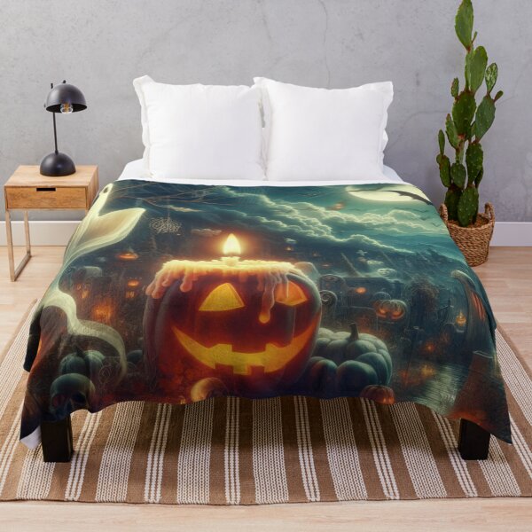 Item preview, Halloween funny ghost with pumpkin candle, funny Halloween,Halloween ghost ,Halloween Season, halloween pumpkin designed and sold by Expressions-Sel.