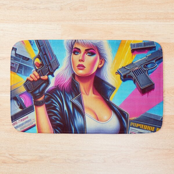 Item preview, 80s Retrowave Girl designed and sold by PulpVintage.