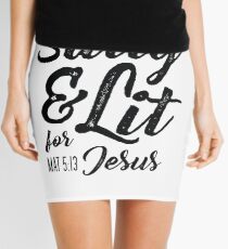 Salty and Lit - Light of the World Mini Skirt