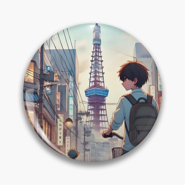 Item preview, Tokyo Tower Illustration designed and sold by unrealartwork.