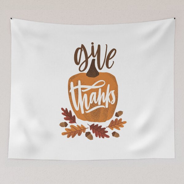 Item preview, Give Thanks graphic design designed and sold by ZubiyaArt.