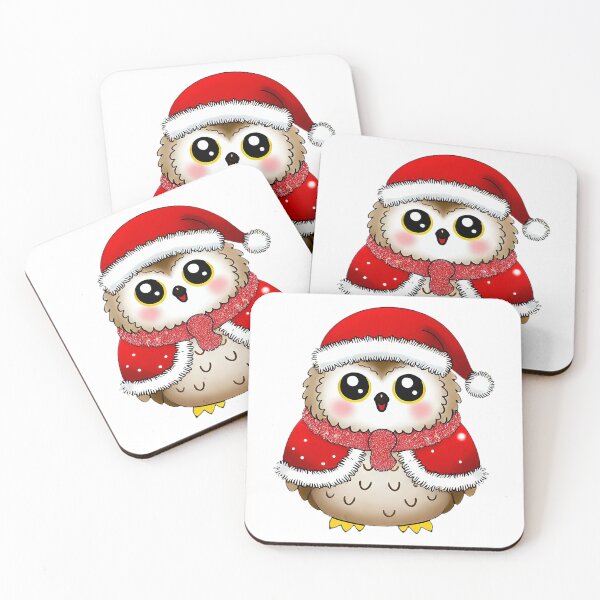 Item preview, Cute Christmas Owl in Santa Outfit designed and sold by Chokhdi289shop.