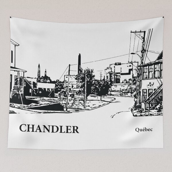 Aperçu de l'œuvre Chandler Québec créée et vendue par Lakeric Cityscapes.