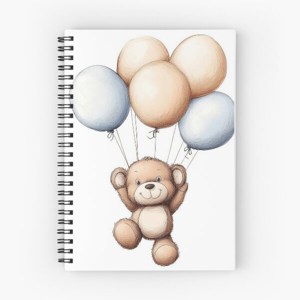 Item preview, Teddy Bear Image Clipart with Balloons, Digital png for Baby Shower, DTG T-Shirt, Mug, Tumbler Sublimation & Scrapbooking Art designed and sold by CreativeShirts2.
