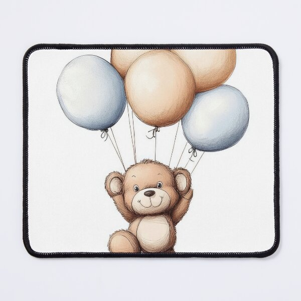 Item preview, Teddy Bear Image Clipart with Balloons, Digital png for Baby Shower, DTG T-Shirt, Mug, Tumbler Sublimation & Scrapbooking Art designed and sold by CreativeShirts2.