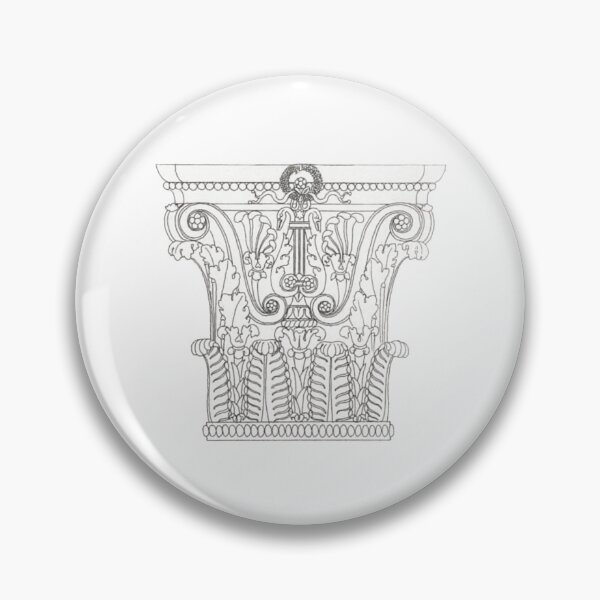 Item preview, Corinthian Capital, Architecture Drawing, Ancient Architecture designed and sold by HawthorneFlame.