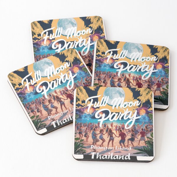 Item preview, Tropical Full Moon Party - Phangan Island, Thailand designed and sold by KennerTH.