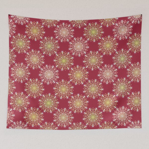 Item preview, Mandala Rustic -In angle / Red-yellows designed and sold by Studio Variatio.