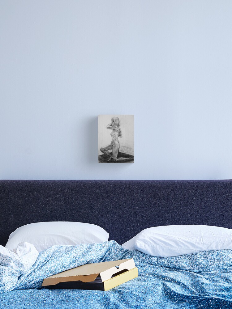 Thumbnail 2 of 3, Canvas Print, On one knee designed and sold by Anthropolog.