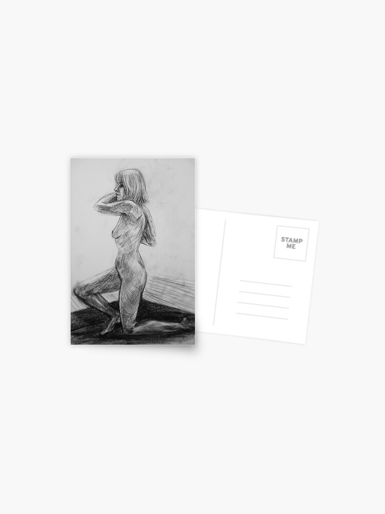 Thumbnail 1 of 2, Postcard, On one knee designed and sold by Anthropolog.