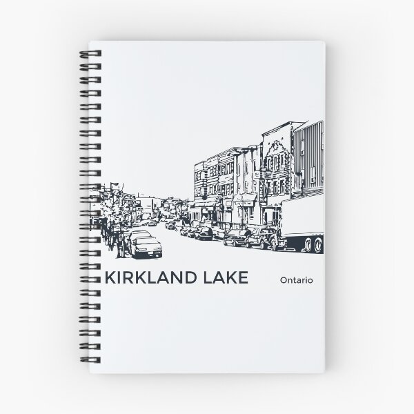Artikelvorschau, Kirkland Lake Ontario entworfen und verkauft von Lakeric Cityscapes.