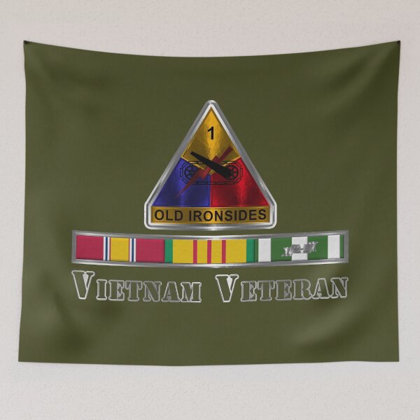Item preview, 1st Armored Division Vietnam Veteran designed and sold by SoldierAlways.