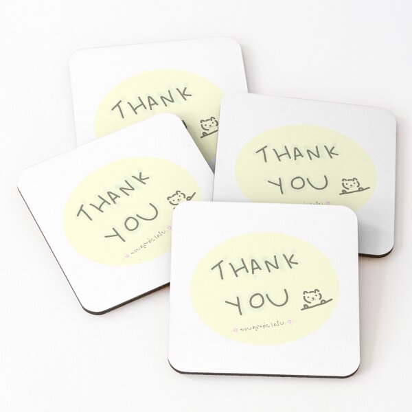 Item preview, Thank you cute sticker designed and sold by lukked.