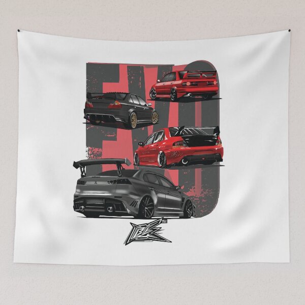 Item preview, evolution of the lancer evo red and black  designed and sold by NaquashM.