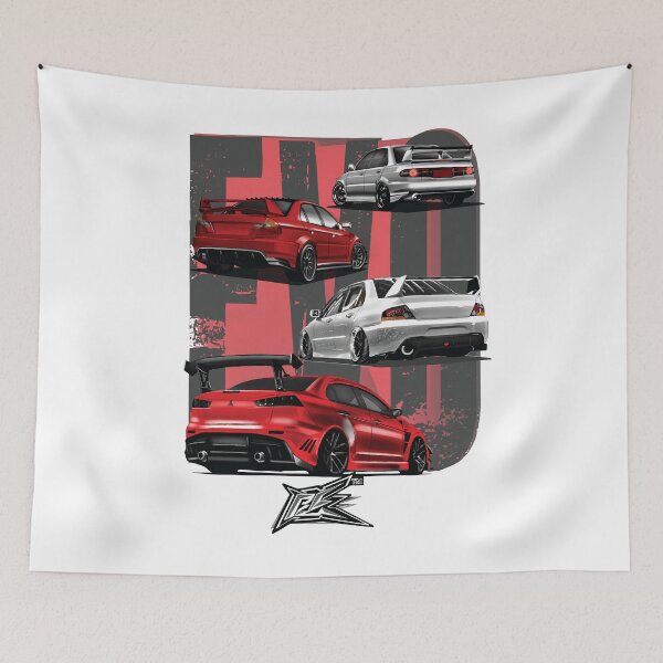 Item preview, evolution of the lancer evo white and red  designed and sold by NaquashM.