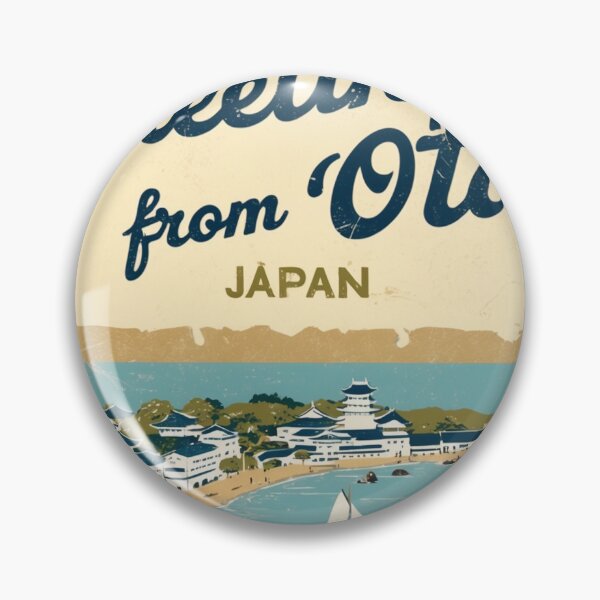 Item preview, Ota Japan Vintage Travel Retro Postcard Design designed and sold by TravelPostcardGems.
