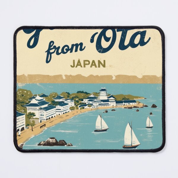 Item preview, Ota Japan Vintage Travel Retro Postcard Design designed and sold by TravelPostcardGems.