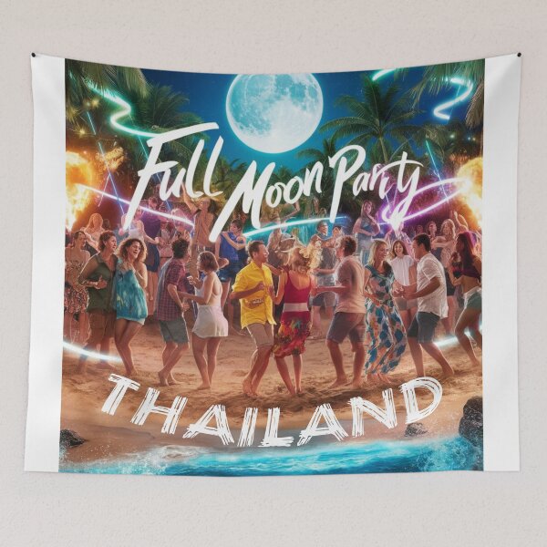Item preview, Tropical Full Moon Party_2 - Phangan Island, Thailand designed and sold by KennerTH.