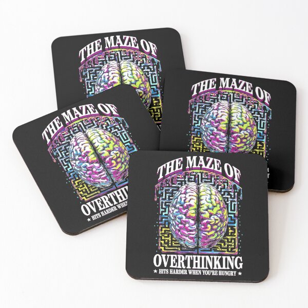 Item preview, The Maze of Overthinking - Trippy Colorful Brain Maze ADHD Design for Mental Clarity designed and sold by FocusedPatterns.