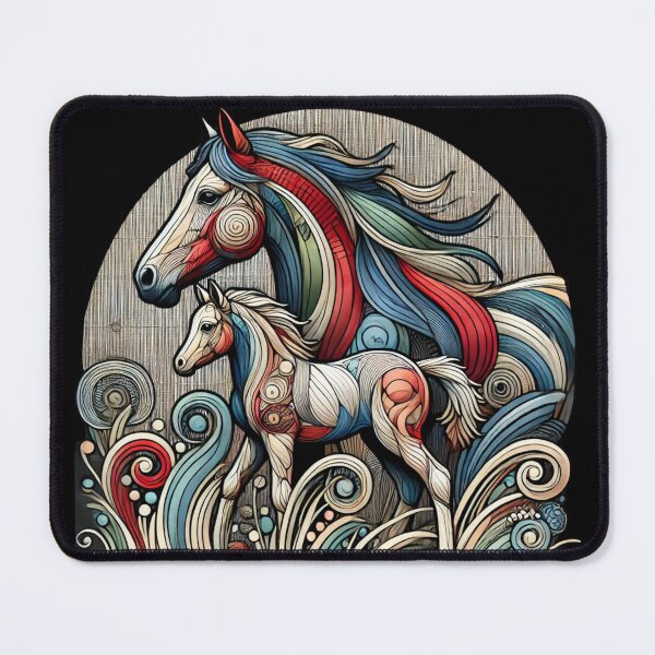 Item preview, Patriotic Mare and Colt RWB Earth Tone Tee designed and sold by BlankCanvasHaHa.