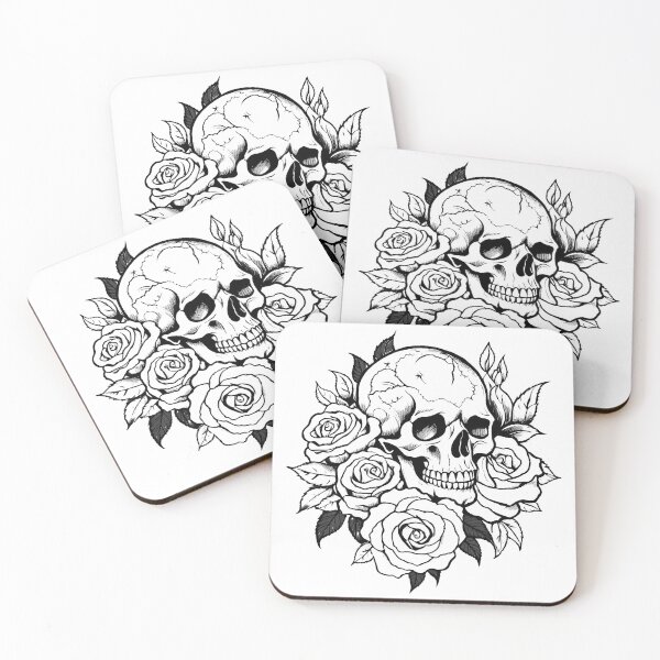 Item preview, Skull and roses  designed and sold by Sopilka.