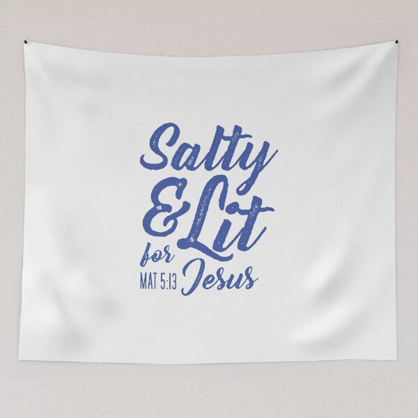 Item preview, Salty and Lit - Jesus Distressed designed and sold by FalconArt.