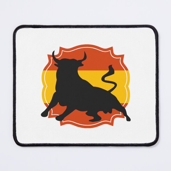 Item preview, Viva España: Spanish Flag with Iconic Toro Design designed and sold by SAHARA WANDERLUST.
