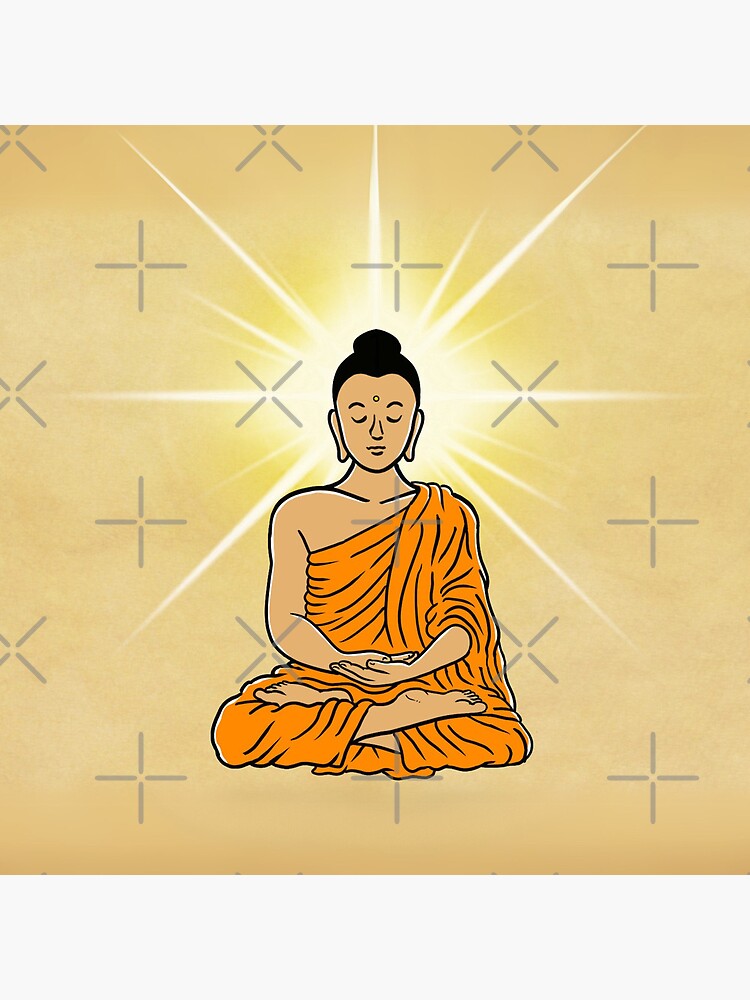 Thumbnail 5 of 5, Acrylic Block, Buddha's Full and Complete Enlightenment designed and sold by Buddhismdotnet.