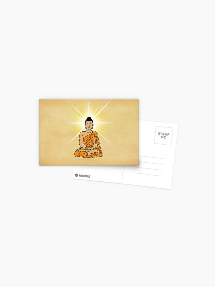 Thumbnail 1 of 2, Postcard, Buddha's Full and Complete Enlightenment designed and sold by Buddhismdotnet.